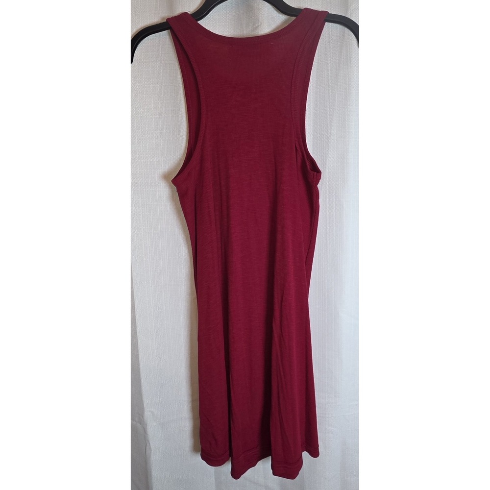 Free People FP Beach LA Nite Swing Mini Sleeveless Dress Ribbed Knit Coverup L - Picture 2 of 8